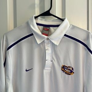 Men’s Medium Nike Fit Dry LSU polo